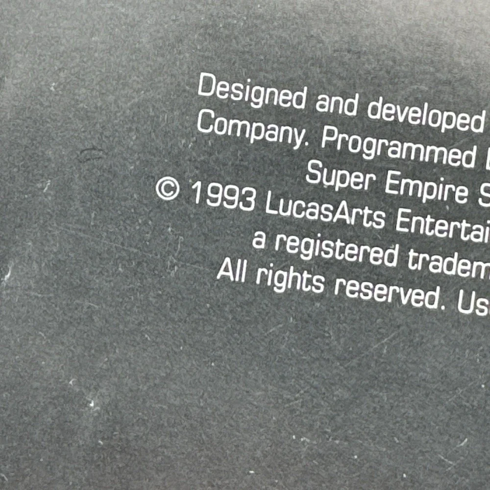 Super Star Wars Empire Strikes Back SNES Instruction Manual ONLY 1993 Nintendo